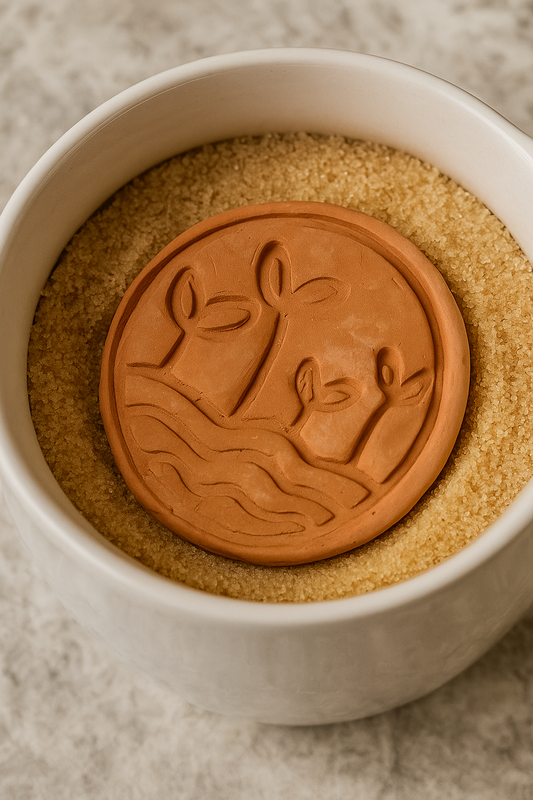 Handcrafted Terracotta Brown Sugar Saver